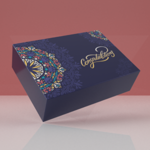 Blue Color Celebration Box